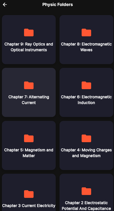 Flashcards and Chapters